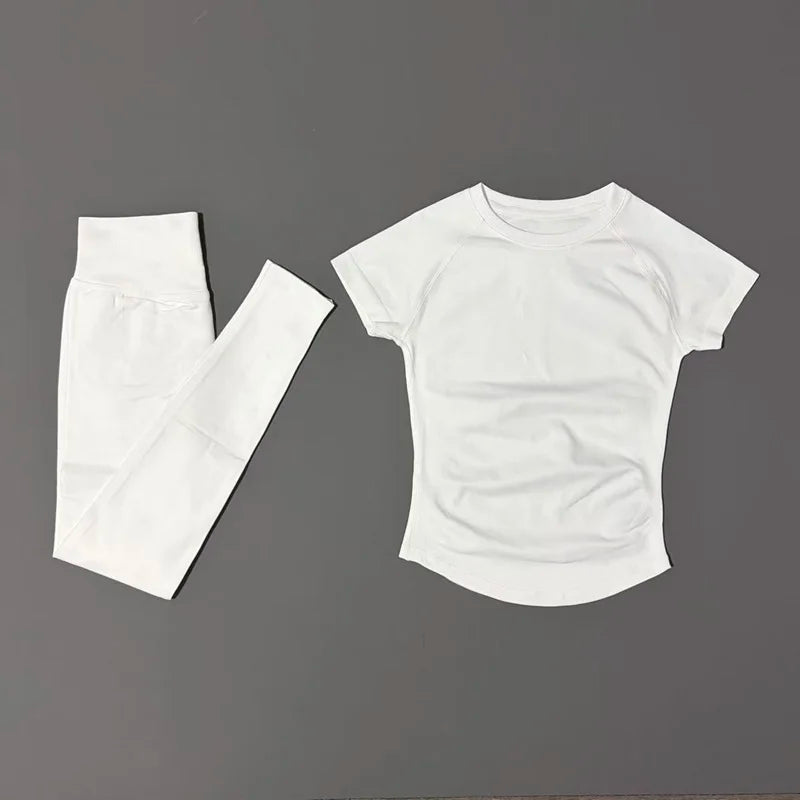 Women Yoga Slim Fitness Active Top Suits