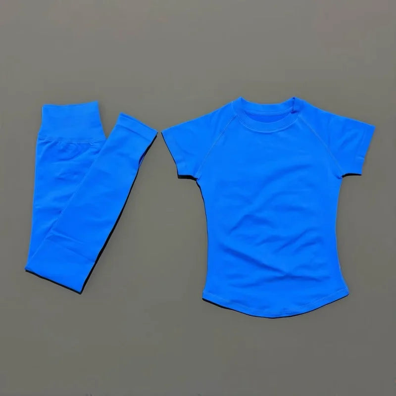 Women Yoga Slim Fitness Active Top Suits