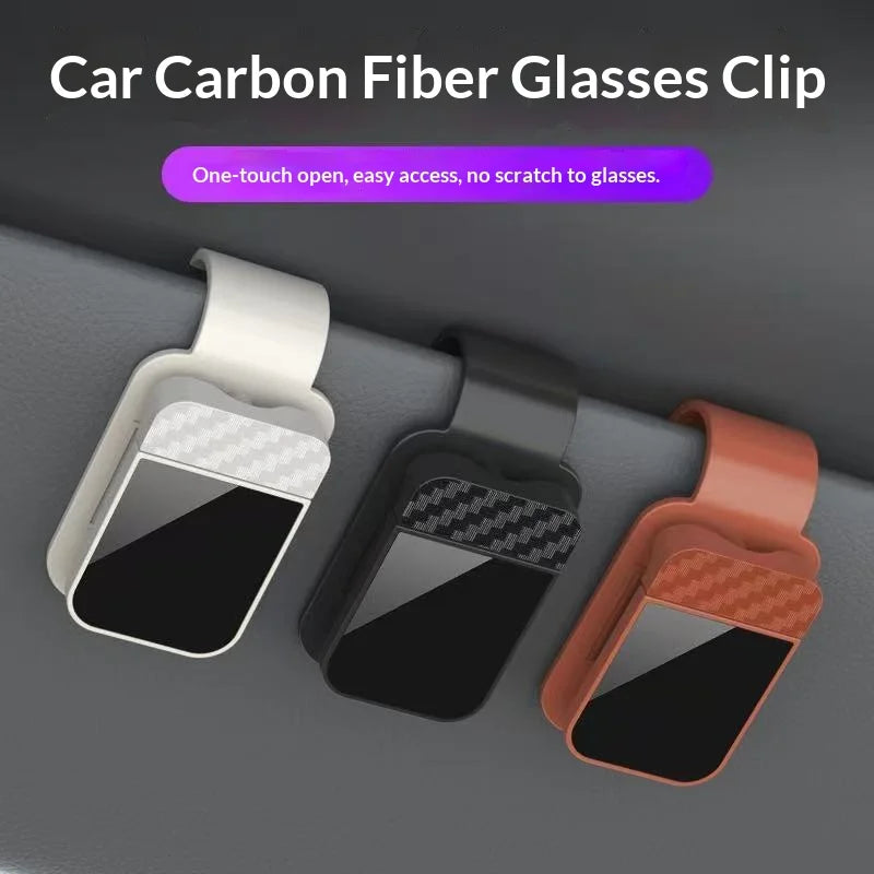 Car-mounted Glasses Car Sunshade Holder Eye Frame for Magnetic Attachment Sunglasses Sun Glasses Storage Clip  Car Accessories