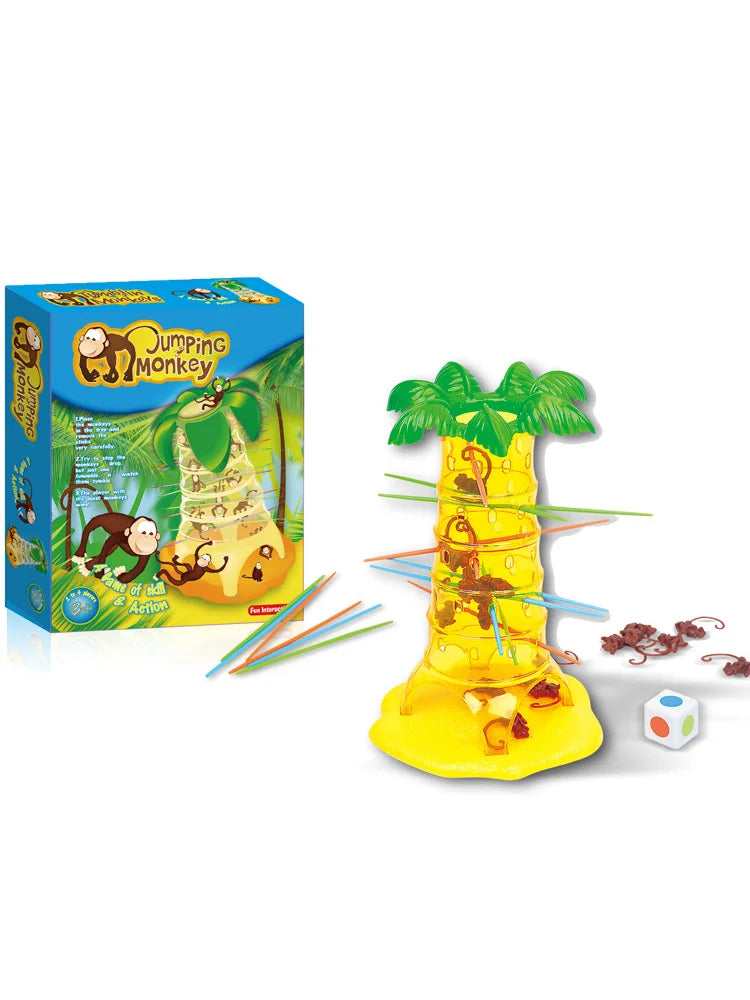 Multiplayer Tabletop Games Monkey Children Interesting Intelligence Toys Drop Down Parent-Child Interactive Board Game for Kids