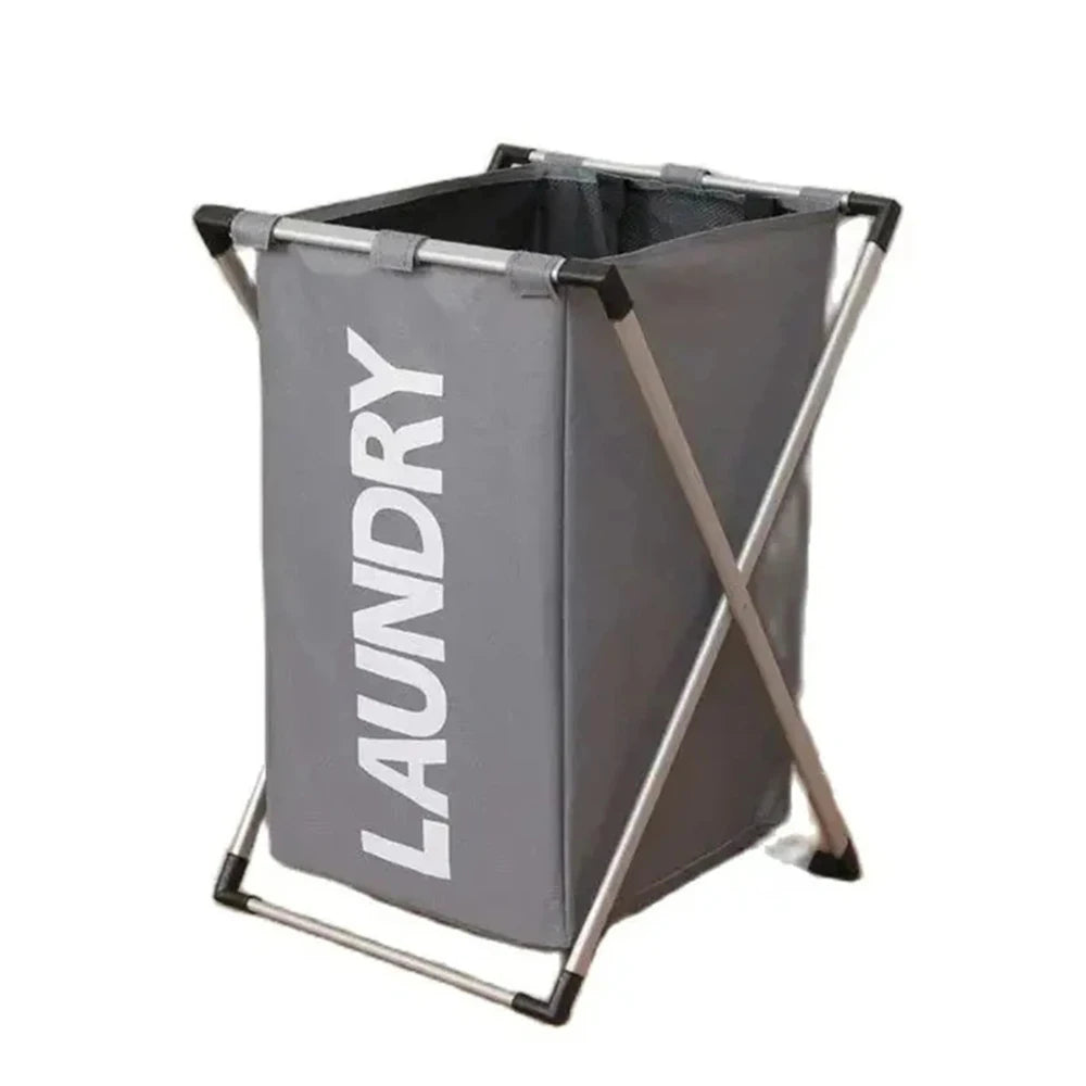 1-3Grids Laundry Basket Foldable Dirty Clothes Organizer Bathroom Waterproof Storage Basket Large Laundry Hamper Two Size New
