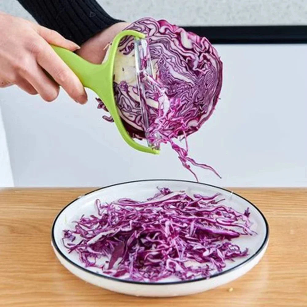 1 Pcs Peeler Vegetables Fruit Stainless Steel Cabbage Graters Salad Potato Slicer Kitchen Accessories Cooking Tools Wide Mouth