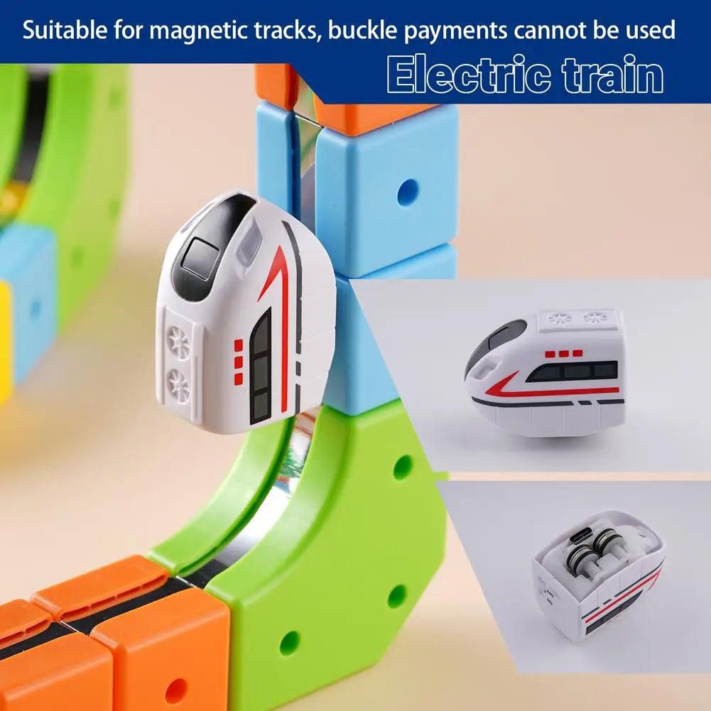 Rechargeable Electric Train Expansion Pack | Type-C Charging | Compatible with Magnetic Electric Train Sets