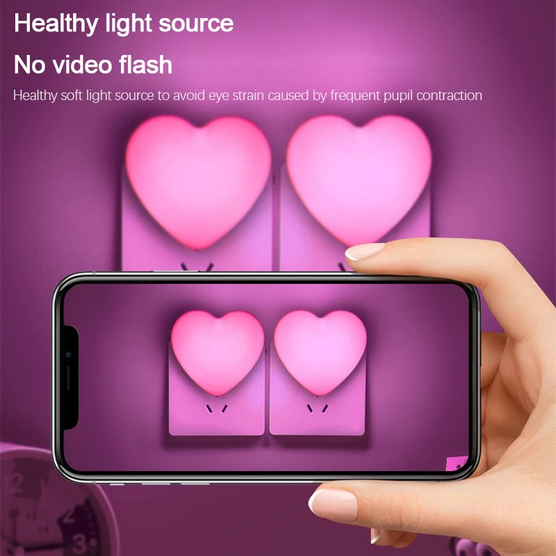 LED Night Light Sensor Control Night Lamp Energy Saving LED Sensor Lamp US Plug Nightlight for Children Kids Bedroom Stairs