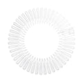 Plastic Full Circle Headbands Hair Hoop Band Clips Hairband Stretch Flexible Comb Teeth Face Wash Fixed Fashion Hair Accessories