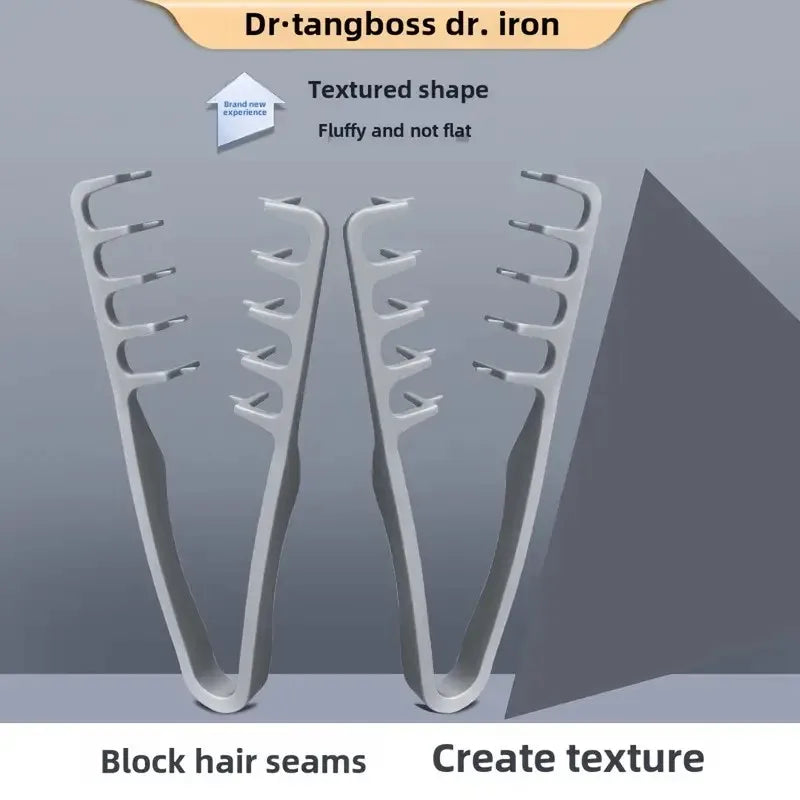 Volumizing Wide-Tooth Hair Styling Comb Curling Tools Fluffy Texture for Men Ideal for All Hair Types Hairstyling Tools