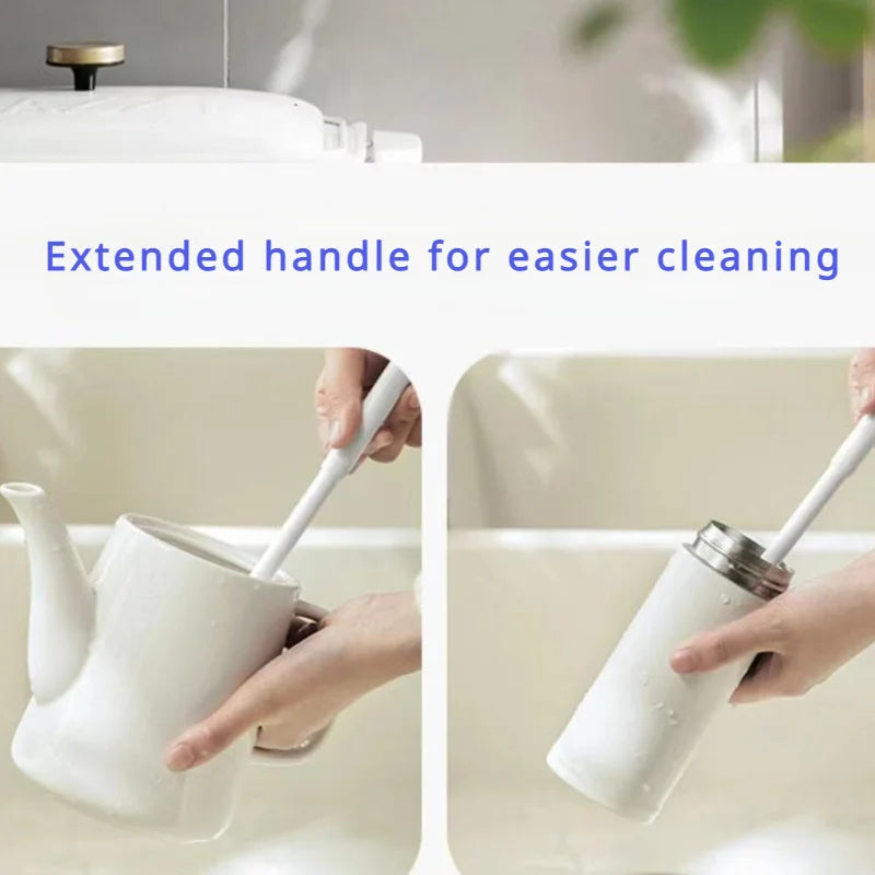 Long Handle Silicone Bottle & Cup Cleaning Brush