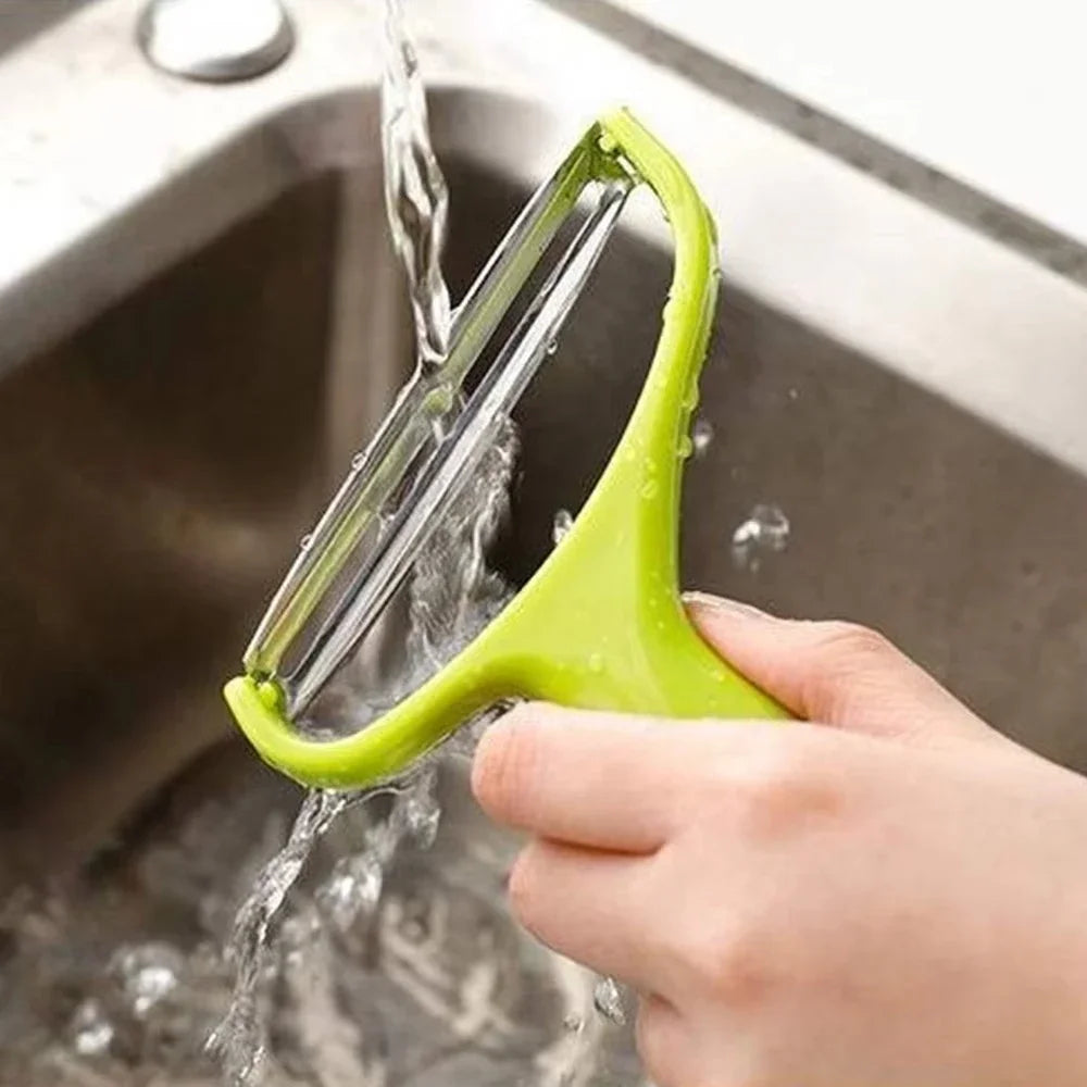 1 Pcs Peeler Vegetables Fruit Stainless Steel Cabbage Graters Salad Potato Slicer Kitchen Accessories Cooking Tools Wide Mouth
