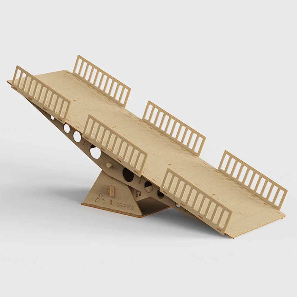 Parts Wooden Simulation Off-road Obstacles for 1/18 1/24 RC Crawler Model Car Adult Children's Toys Assembly Props