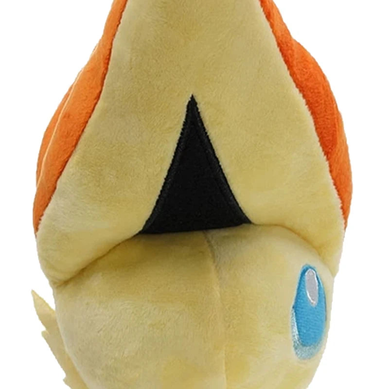 Kawaii # 494 Victini Stuffed Toys Cartoon Plush Dolls Throw Pillow Birthday Gift for Kids Friends Boys Home Decoration