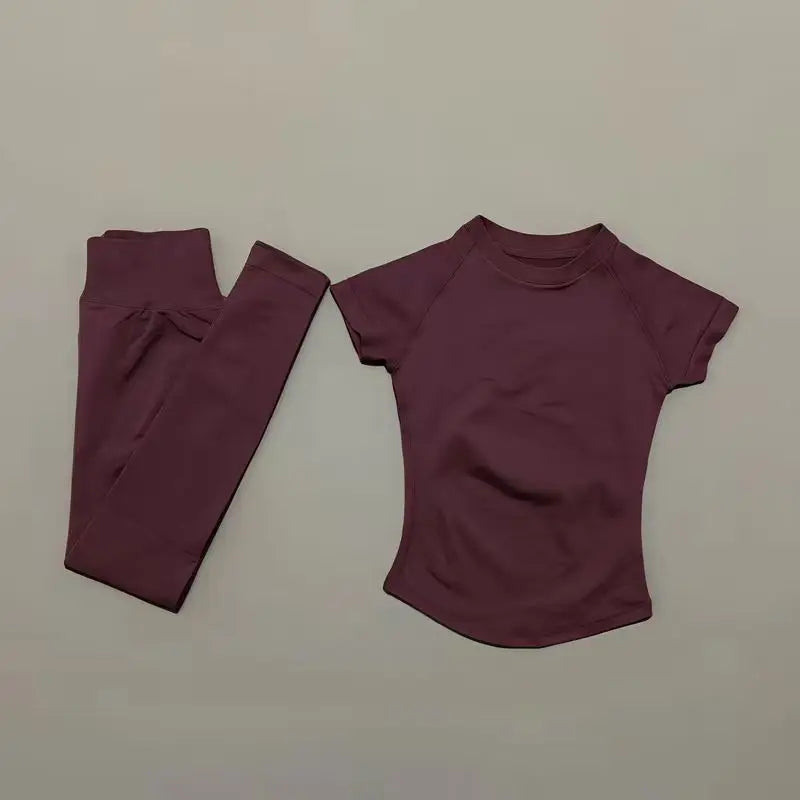 Women Yoga Slim Fitness Active Top Suits