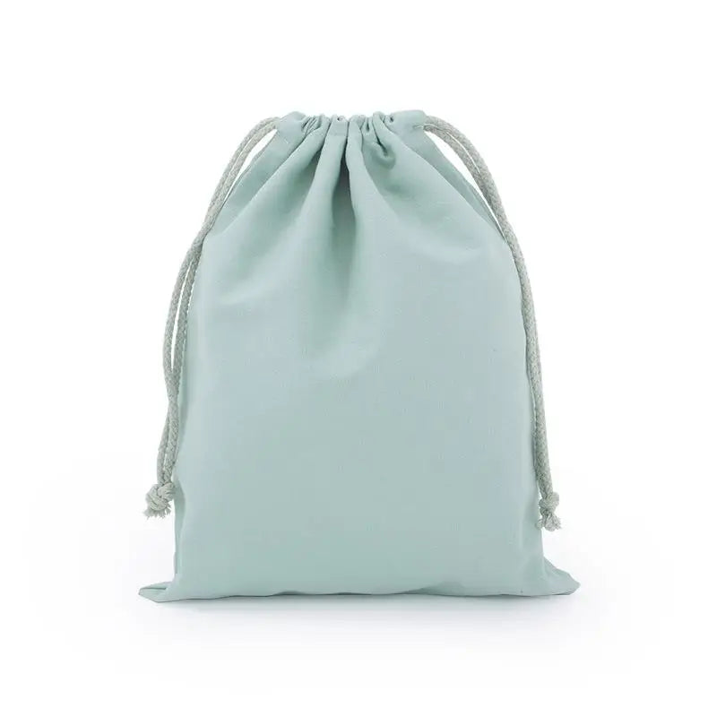 Cotton Linen Drawstring Storage Bags Christms Wedding Gift DIY Plain Pouch Reusable Home Organize Dustbag 7x10 13x16 18x25 25x32
