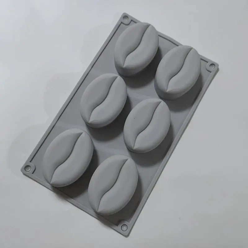 Coffee Bean Shaped Silicone Pastry Mold, 6/28 Cavity Design, DIY Mousse Cake Making Mould, French Dessert Baking Accessories