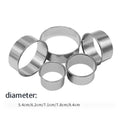 5PCs round stainless steel biscuit mold dumpling skin cutting mold DIY biscuit pastry cake baking tools kitchen baking gadget