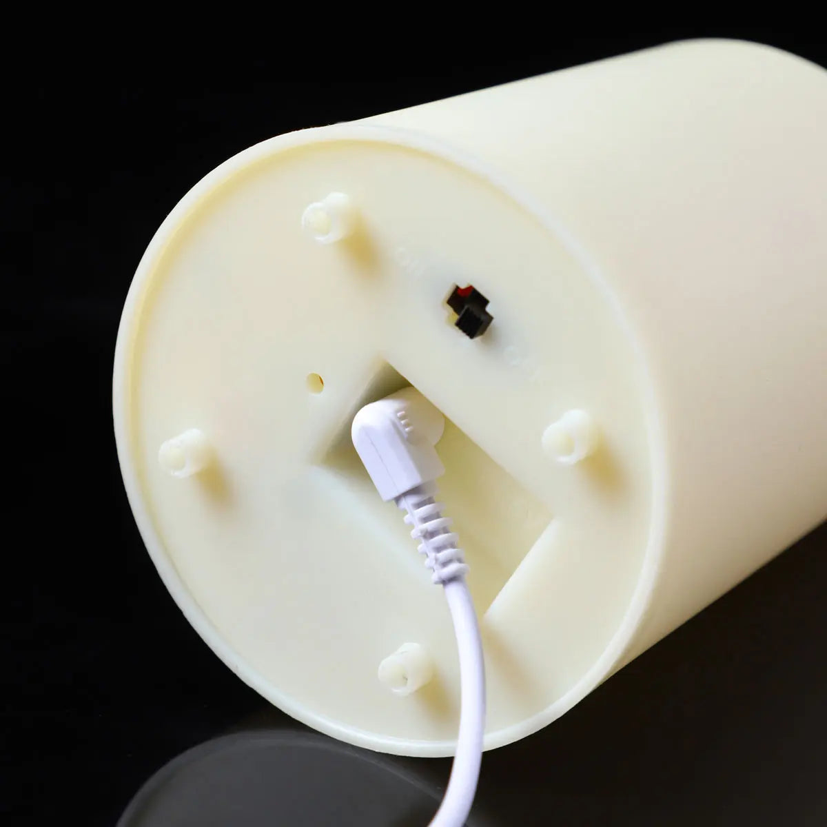 1 or 3 Pieces Flameless LED Rechargeable Candles With USB,Moving Wick Dancing Flame Pillar Candles 3/4/5 Inch Height